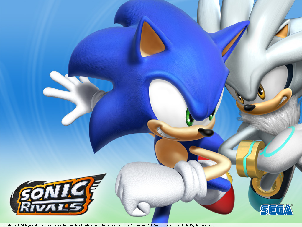 sonic rivals dash with silver