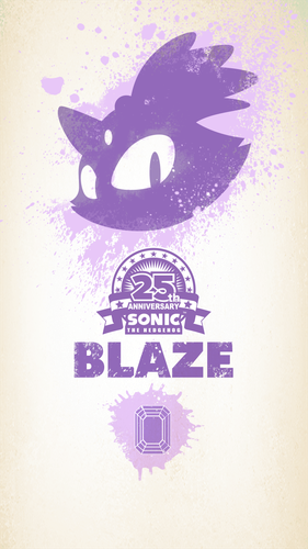 Sonic 25th Anniversary - Blaze the Cat