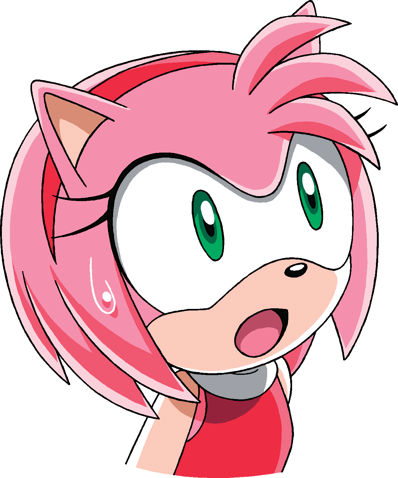 Amy rose shocked