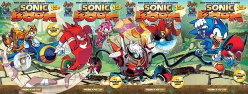Sonic Boom #01 — Variants A-D