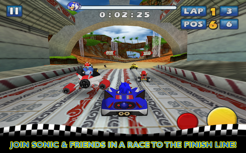 Sonic & SEGA All-Stars Racing - Android/BlackBerry