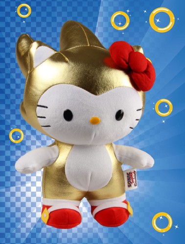 Golden Sonic X Hello Kitty Plush