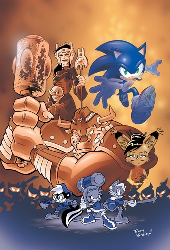 Sonic The Hedgehog #210 — Alternate Cover
