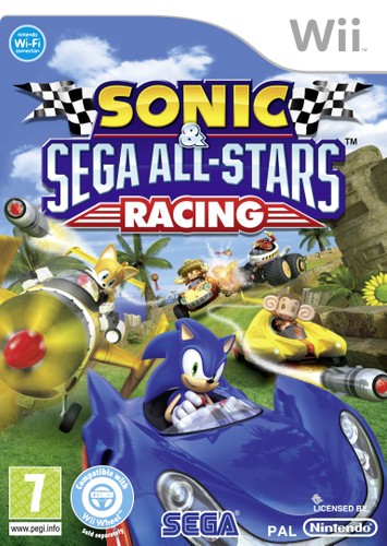 Allstars racing Wii EU cover