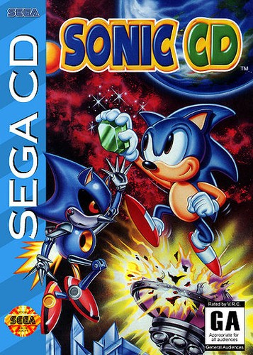 Sonic CD SegaCD US Cover