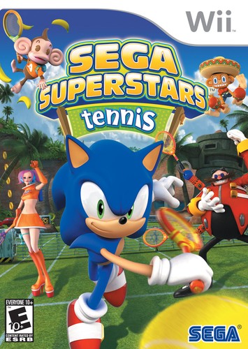 Sega Superstars Tennis Wii US Cover
