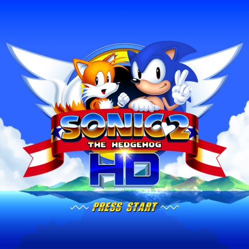 Sonic 2 HD Title