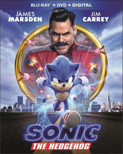 Sonic Movie Blu-Ray Cover