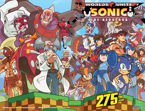 Sonic the Hedgehog #275 - Variant Cover 1
