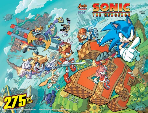 Sonic the Hedgehog #275 - Variant Cover 3