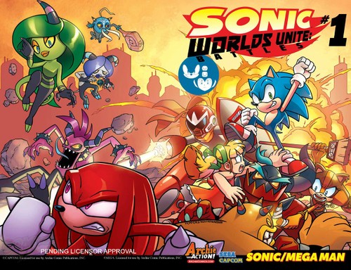 Sonic: Worlds Unite Battles #1 - Main Cover