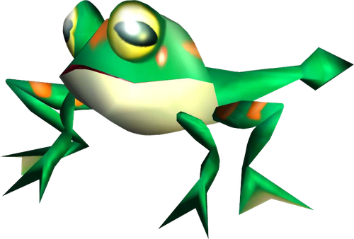 Froggy (Model Render) – Sonic Adventure