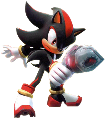 Shadow The Hedgehog — With Gun - Shadow the Hedgehog - Gallery - Sonic SCANF