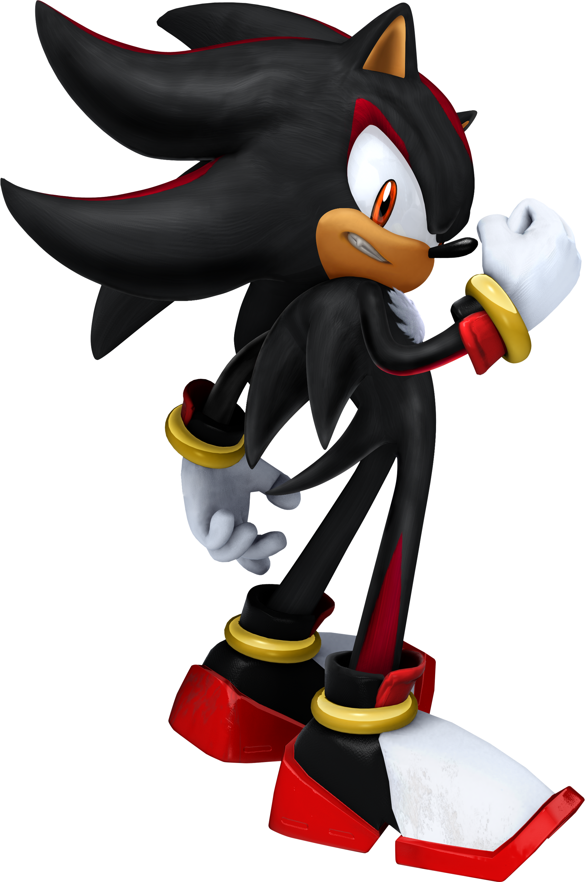 Shadow The Hedgehog — With Gun - Shadow the Hedgehog - Gallery - Sonic SCANF