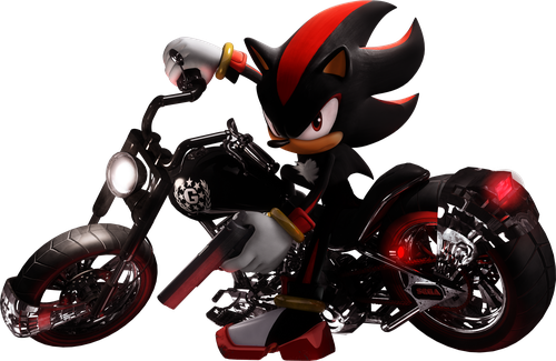 Shadow The Hedgehog — With Motorcycle