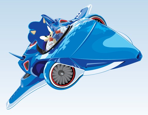 Sonic & All-Stars Racing Transformed - Logo Vector