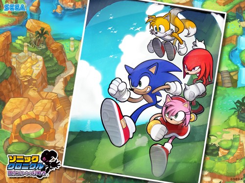 Sonic Chronicles: The Dark Brotherhood - Sonic, Tails, Amy and Knuckles - JP