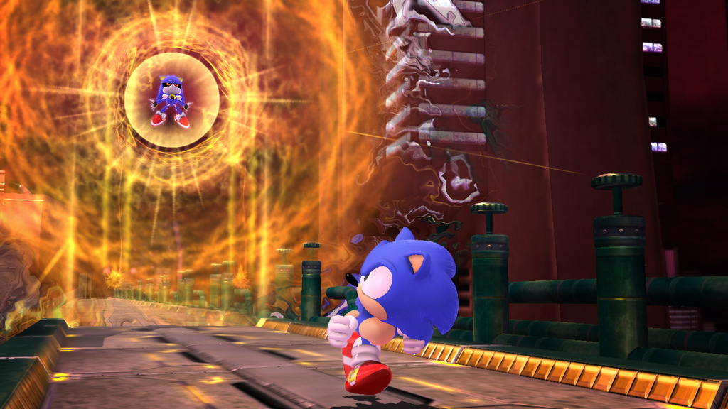 Sonic vs Metal sonic