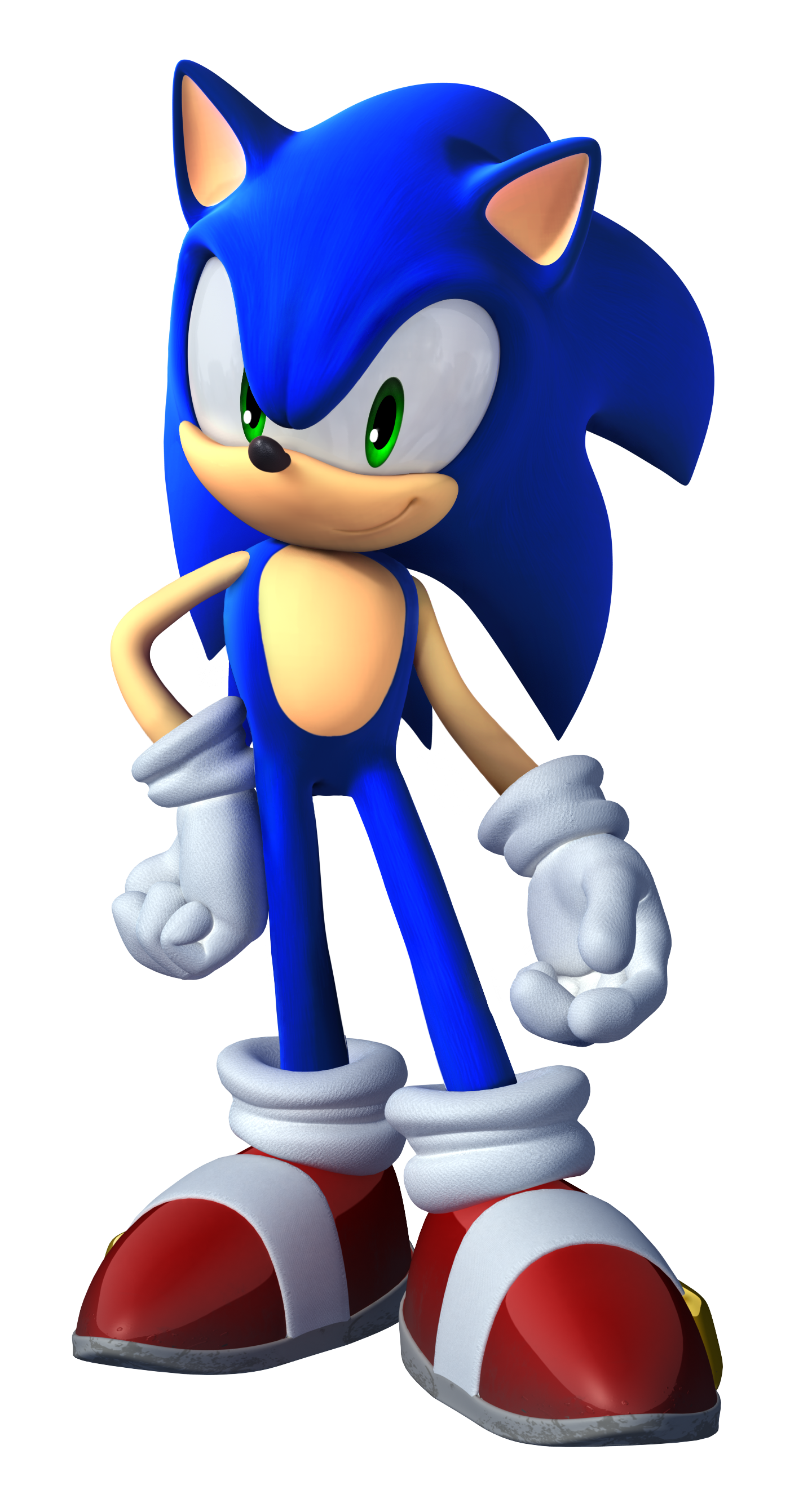 An official render of Sonic the Hedgehog by SEGA.