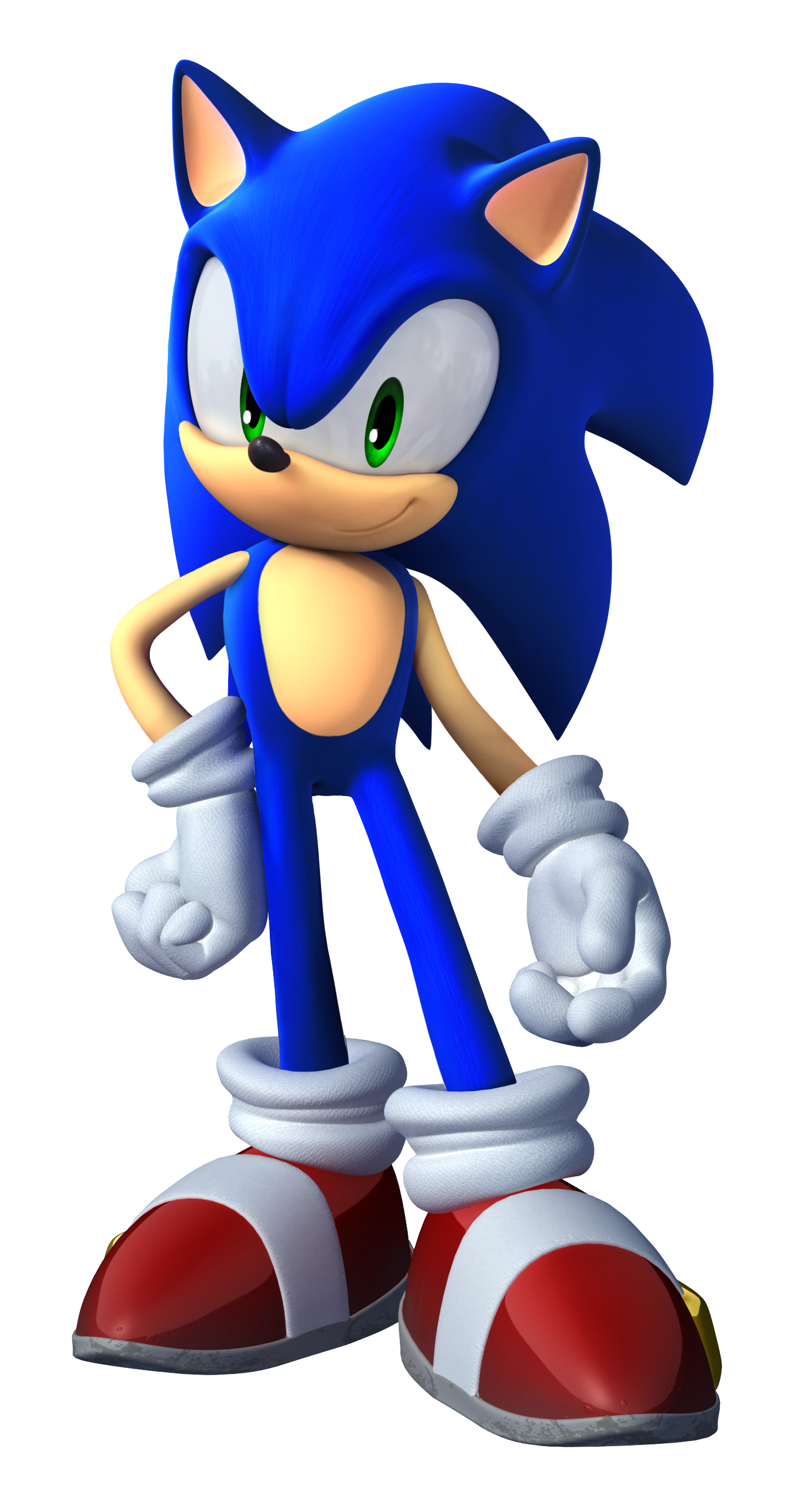 Sonic Unleashed - Sonic Teaser Render - Sonic the Hedgehog - Gallery -  Sonic SCANF