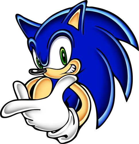 Sonic Adventure -– Clean Badge Art