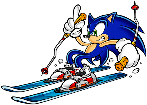 Sonic Adventure - Skiing (Downhill)