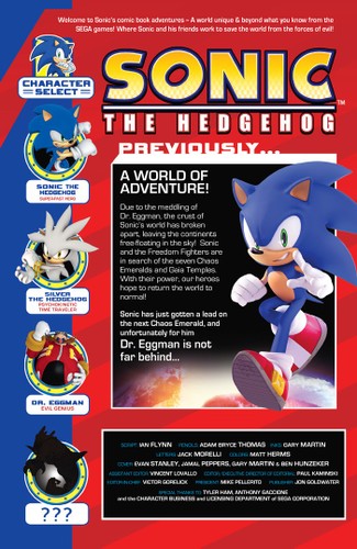 Sonic the Hedgehog - Free Comic Book Day - 2