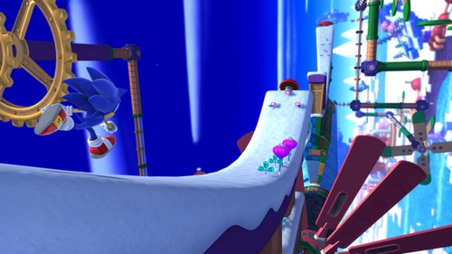 Sonic Lost World — Frozen Factory Zone 1 (Gamescom)