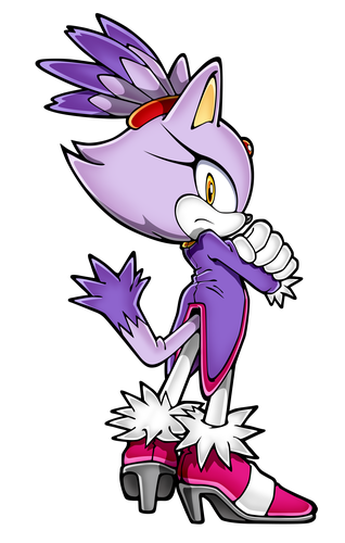 Sonic Rush Adventure - Blaze the Cat - Gallery - Sonic SCANF