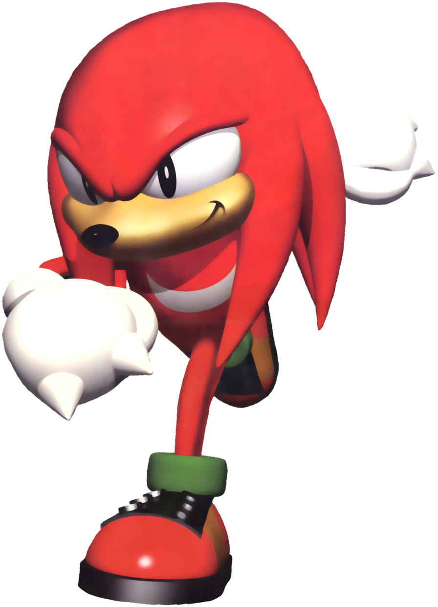Sonic R - Knuckles the Echidna - Gallery - Sonic SCANF
