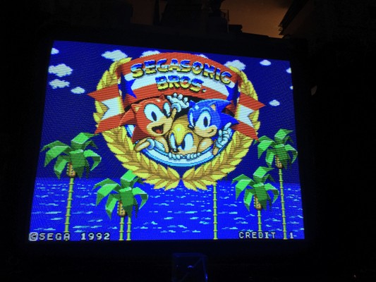 SEGASonic Bros. - Title Screen