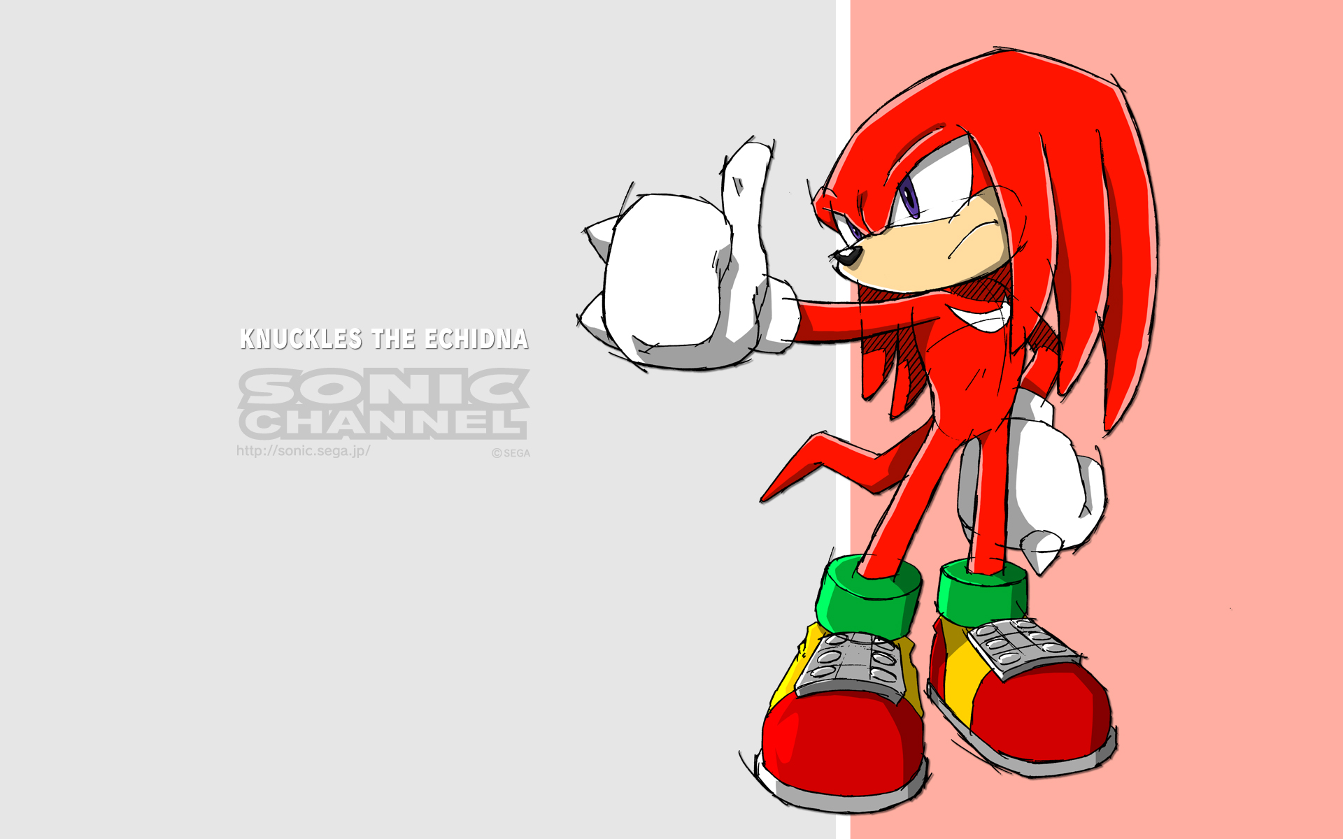 2012/08 - Knuckles the Echidna - Sonic Channel - Gallery - Sonic SCANF