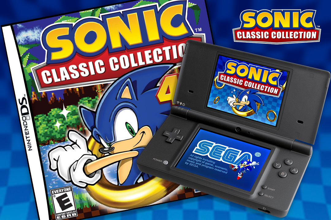 Sonic classic играть. Нинтендо ДС Соник. Соник Classic. Sonic Classic collection. Соник Классик коллекшн.