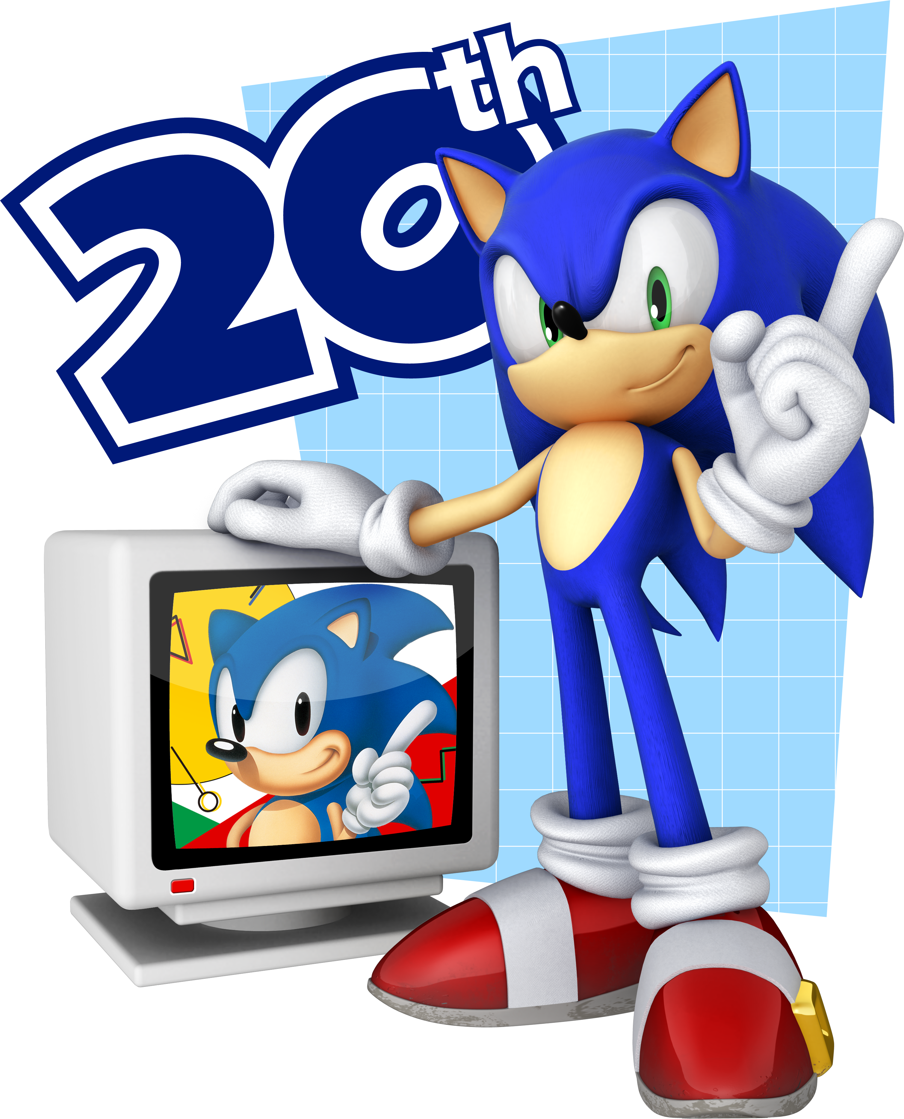20Th Anniversary - Full Render - Sonic the Hedgehog - Галерея - Sonic SCANF...