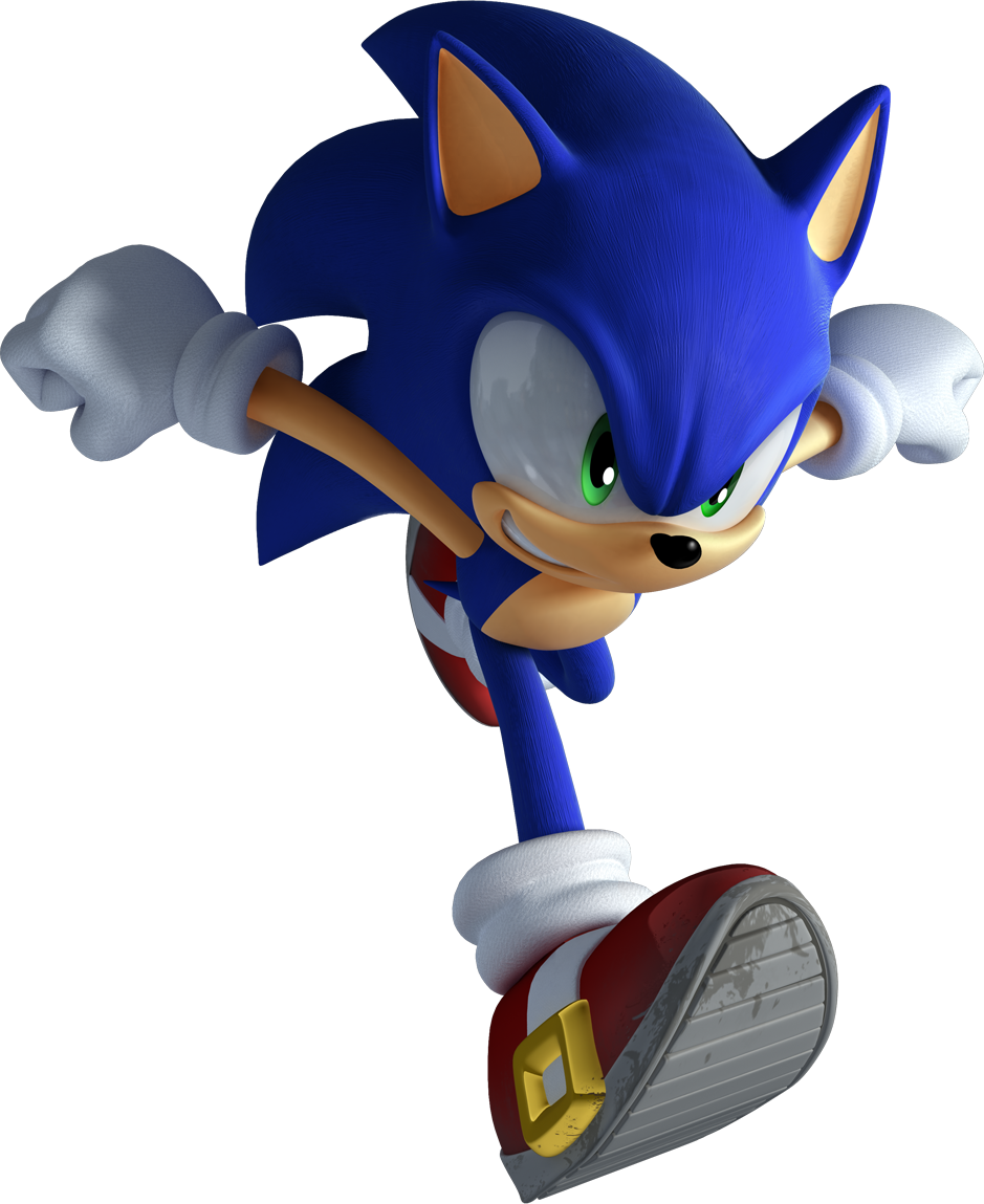 Sonic Unleashed - Sonic Run Render. 
