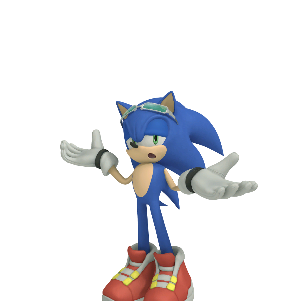 free download sonic free riders sonic