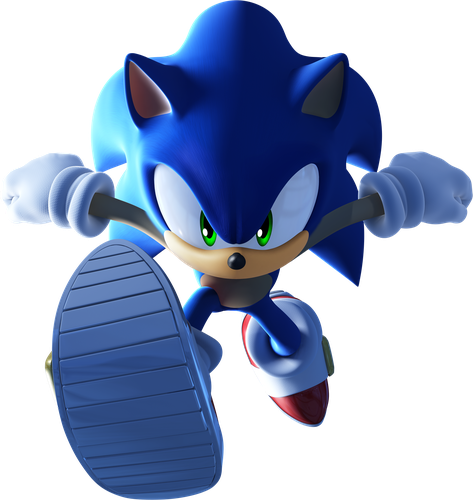 Sonic Unleashed - Packshot Pose Full Sonic - Sonic the Hedgehog ...