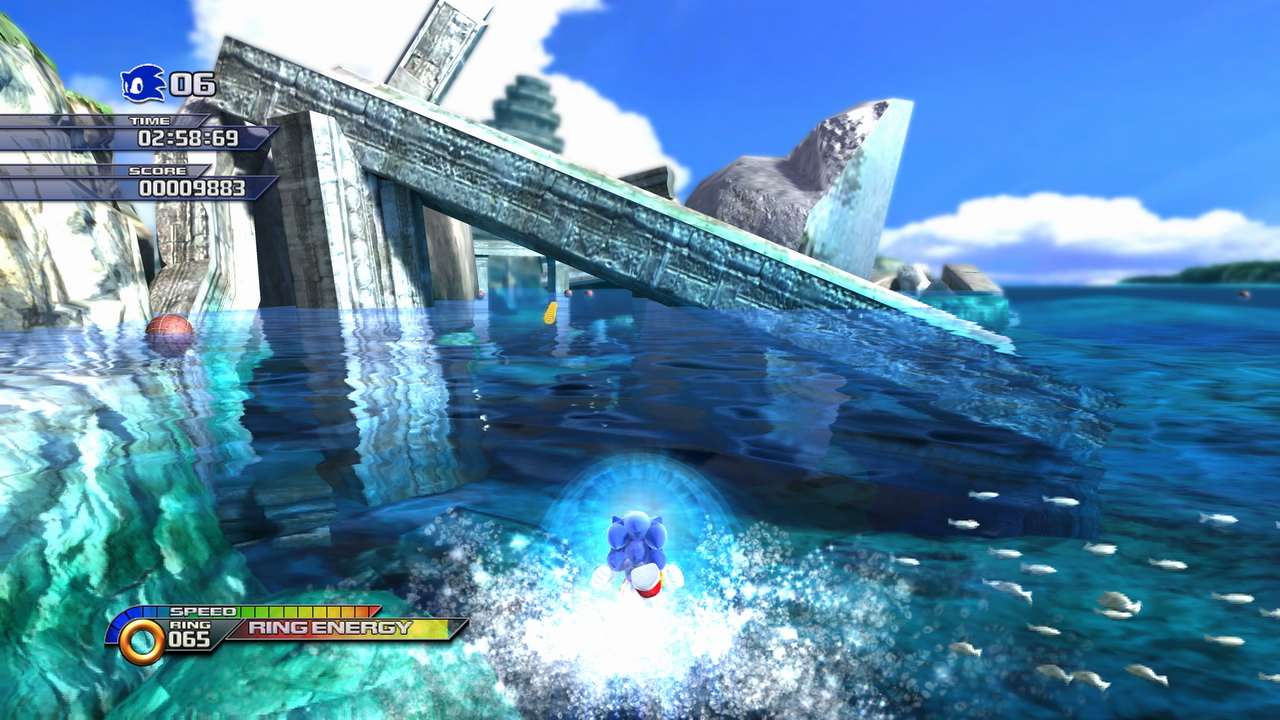 sonic unleashed ps2 gameplay